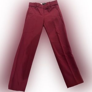 J. Crew Red Business Pants Cameron - Size 0